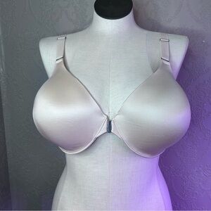 Elegant Cream Underwire Bra Soma 42D Vanishing Back Full Coverage lightly lined